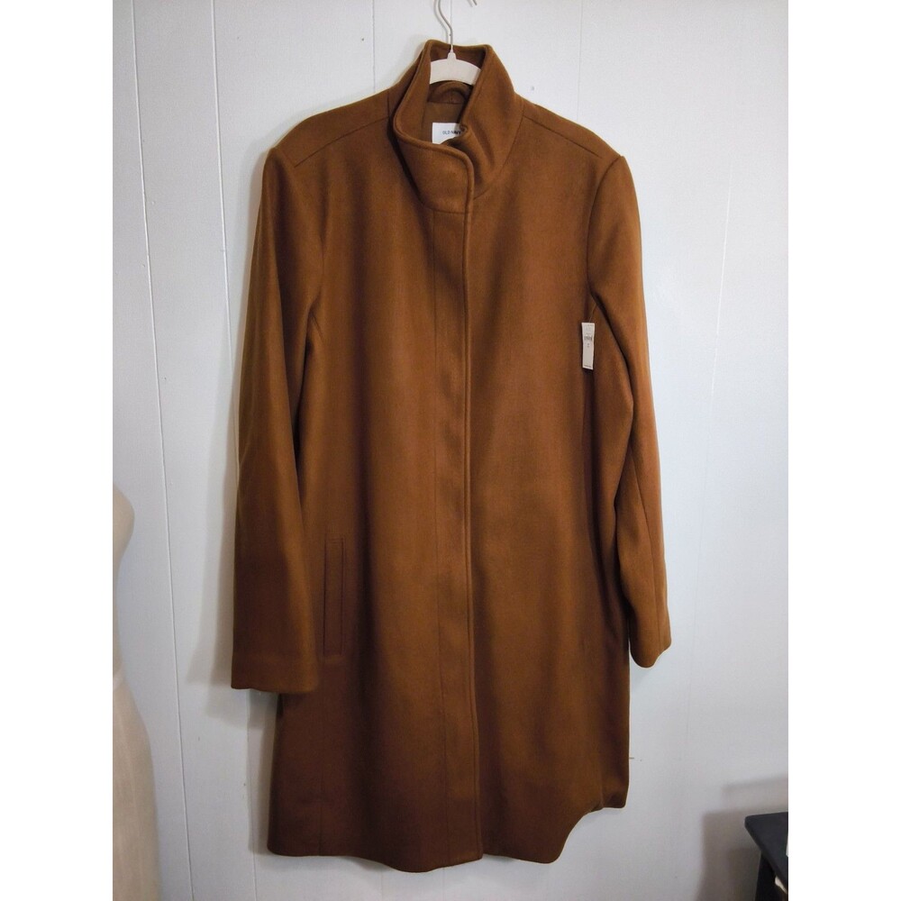 Old Navy Womens Long Carmel Colored Coat NWT Size XXLT